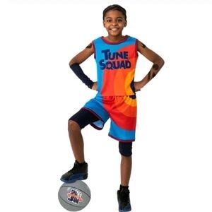 Lebron James Space Jam New Legacy Tune Squad Halloween costume RUBIE  MED 8-10